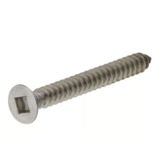 Hillman 128383 #8 x 2" Flat Head Stainless Steel Metal Screw