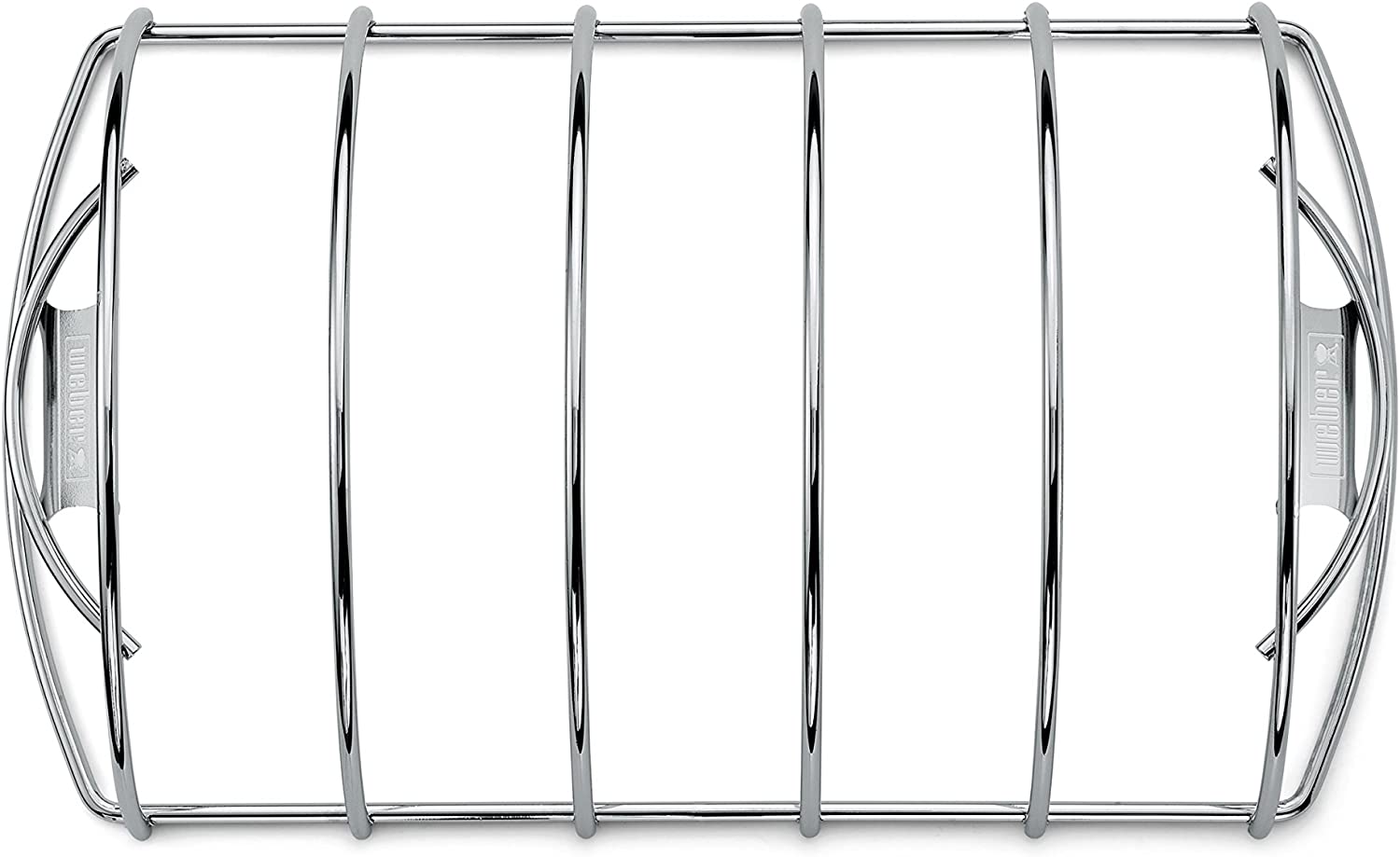 Weber Original Rib Rack – Holds 5 Racks, Fits Most Grills, Elevates Ribs For Perfect Smoking