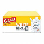 Glad Easy-Tie Kitchen Garbage Bags with Febreze 45L 30PK 30221
