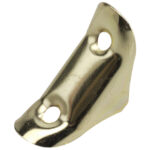 Onward 1-1/2" Corner Brace, Brass 4 Pack 98B15R