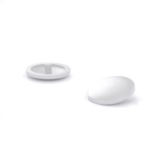 Richelieu BP760030 1/2" #1 Square Drive Plastic Cover Cap, 25 Pack - White