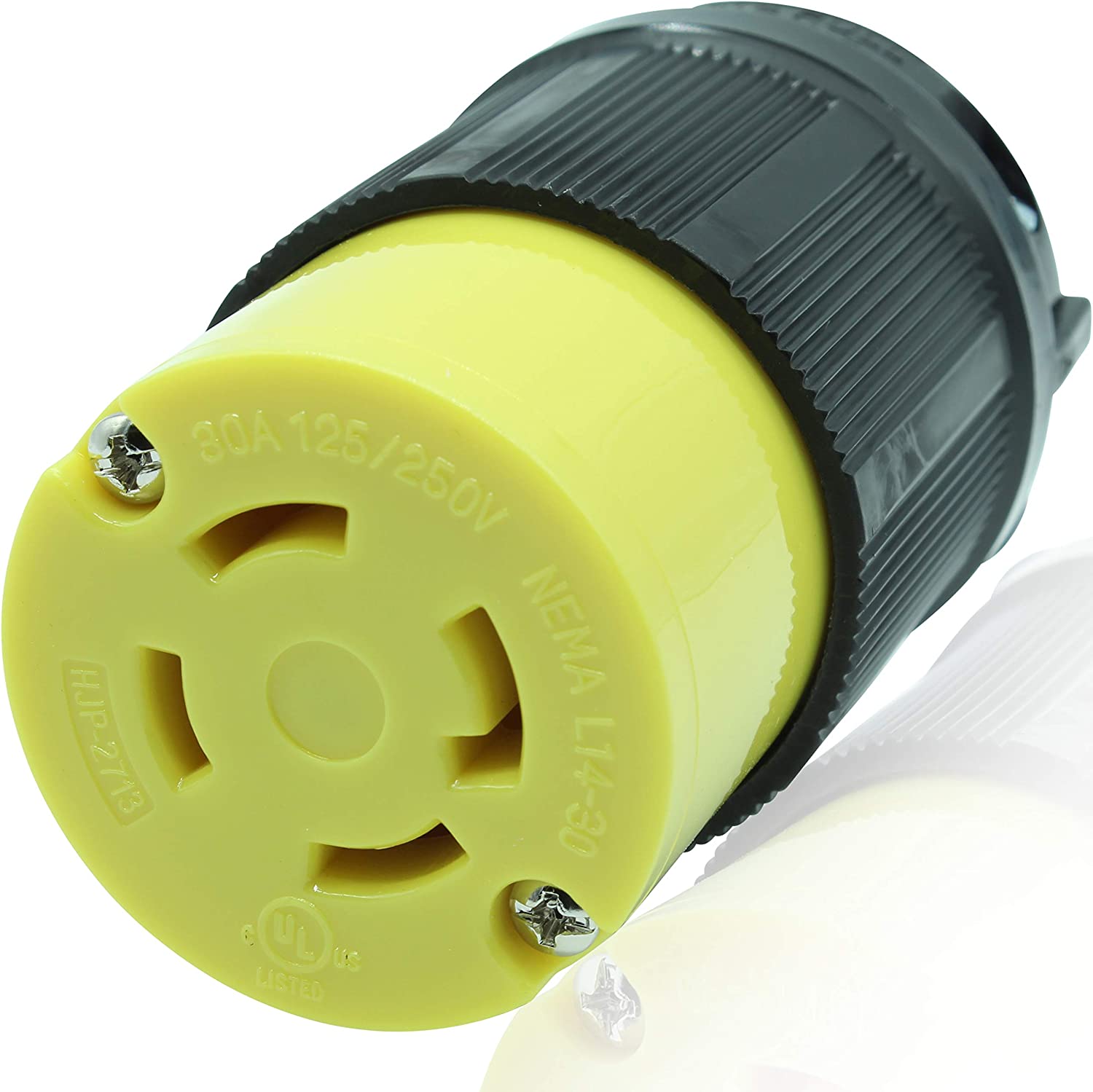 thumbnail image 2 of NEMA L14-30 Locking Plug & Receptacle Set – 30A 125/250V – 4-Wire Twist Lock – GCSUPERMARKET 2 of 5