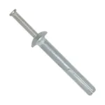 Powers 1/4" X 1-1/2" Mushroom Head Zamac Nailin with Stainless Steel Nail, 100 Box 2870