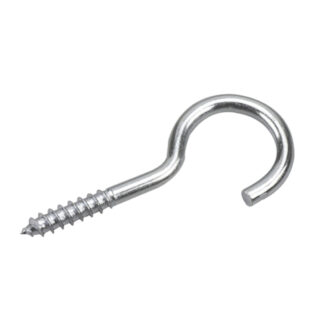 Onward 2706XS 1-7/8" x 3.3mm Steel Screw Hook with Lag Thread - Zinc