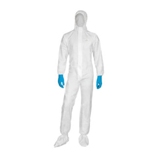 Delta Plus DT115 Disposable Coveralls with Hood - White