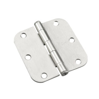 Onward 1821NBB 3-1/2" Full Mortise Steel Butt Hinge, 2 Pack - Brushed Nickel