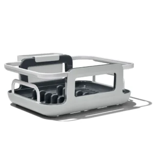 OXO 13314300G Over-the-Sink Aluminum Dish Rack - Black & Grey
