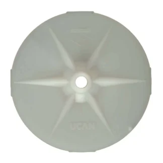 UCAN SP1M 3" U-DRIVE® Round Stress Plate, 500 Pack - White