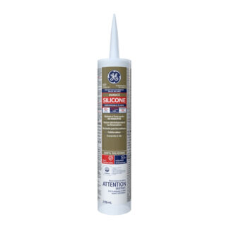 GE SE2191 10.1oz 100% Waterproof Advanced Silicone Kitchen & Bath Sealant - Clear