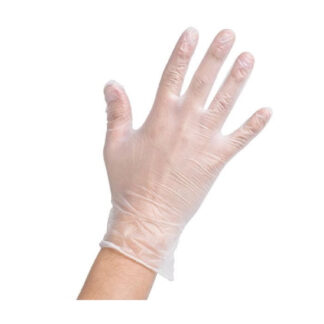 Champion Products RTGVP100XL PF Vinyl Gloves RiteTouch, XL 100 Pack - Clear