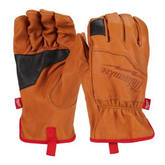 Milwaukee Goatskin Leather Gloves - Tan