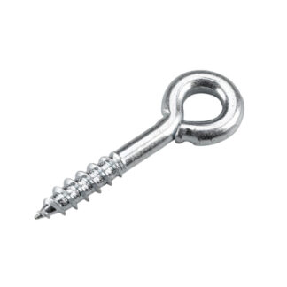 Onward 2514XS 60mm x 14mm Metal Screw Eye - Zinc