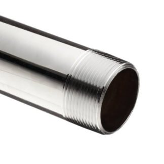 Pasco 7751C 1/2" x CLOSE Pipe Nipple - Chrome