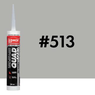 LePage 1869870 280ml Quad Max Window, Door & Siding Sealant - #513, Dover Gray