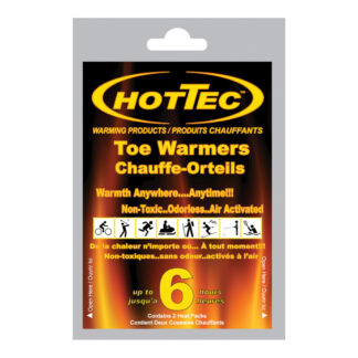 Dentec 1070601-HT HotTec 6+ Hour Instant Heat Toe Warmers, 2 Pack - White