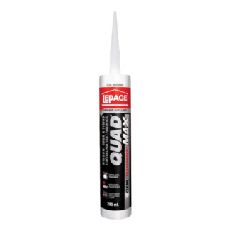 LePage 2445636 280ml Quad Max Window, Door & Siding Sealant - 000 Clear
