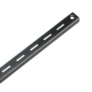 Onward 4080BL4BC 48" x 5/8" Metal Shelf Standard - Black