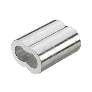 Onward 3608AMV 1-7/16" x 3/8" Steel Oval Cable Sleeve - Aluminum