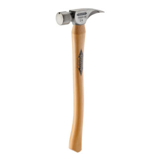 Stiletto TI14SC 14oz Titanium Smooth Face Hammer with 18" Curved Hickory Handle