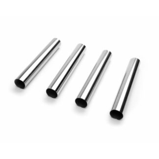 il Piatto Pieno 830 Straight Cannoli Tubes, 4 Pack