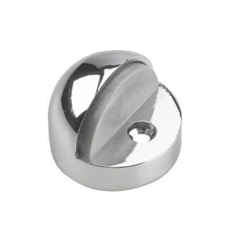 Onward 2185CV 45mm x 35mm Metal High Profile Dome Door Stop - Chrome