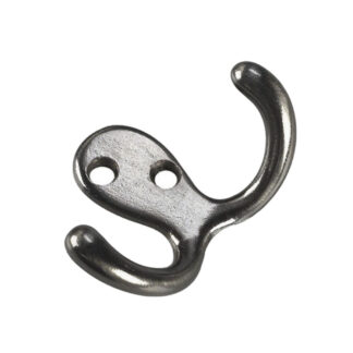 Onward 2235ANV 3" 2235 Steel Double Wardrobe Hook - Antique Nickel