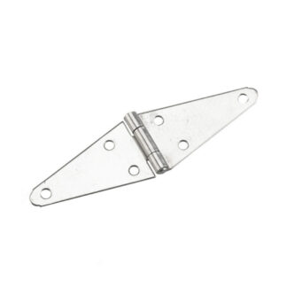 Onward 921SSR 4" x 2-3/16" Heavy-Duty Steel Strap Hinge, 2 Pack - Stainless Steel