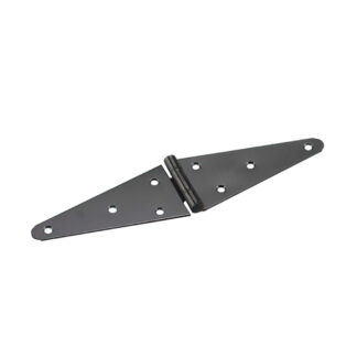 Onward 922FBV 6" x 2-3/8" Heavy-Duty Steel Strap Hinge, 2 Pack - Black