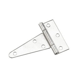 Onward 925SSR 4" x 3-7/16" Heavy-Duty Steel T-Hinge, 2 Pack - Stainless Steel
