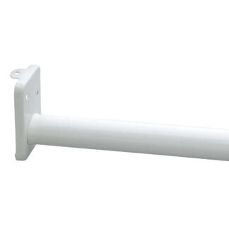 Taymor 25-MR3048W 30" - 48" Adjustable Metal Closet Rod - White