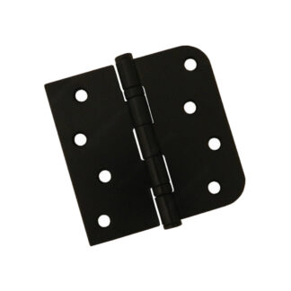 Onward BB518DP3 4" Steel Mortise Combination Hinge with Ball Bearing & Flat Tip, 2 Pack - Black