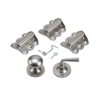 Onward SDK16R 36lb Steel Screen Door Kit - Satin Nickel