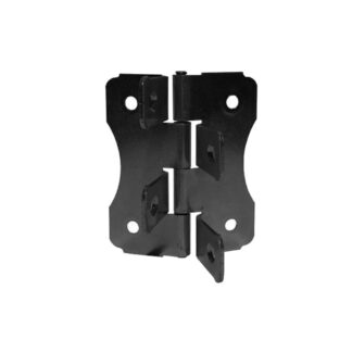 PermAlign 94221FBBC 4" x 1.5" 400lb Butt/Butt Steel Hinge - Black