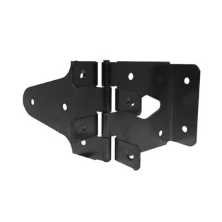 PermAlign 94232FBBC 4" x 4" 400lb Post/Strap Steel Hinge - Black