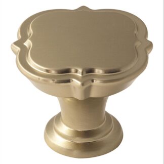 Amerock BP36628BBZ 1-3/8" Grace Revitalize Cabinet Knob - Golden Champagne