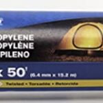 Mibro 300341BGV1 0.25 in. X 50 Ft. Yellow Polypropylene Twisted Rope