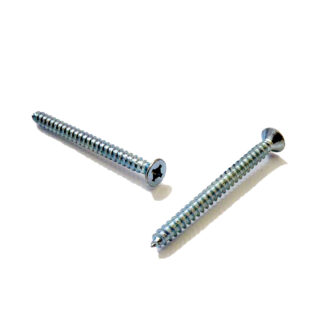 Reliable Fasteners Flat Phillips Metal Screw, #10, 100 Pack - 1 1/4"