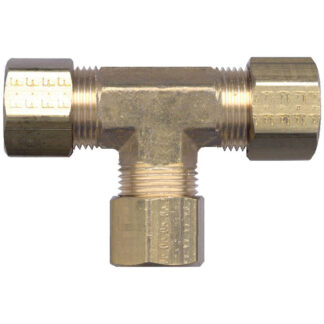 Fairview 64-10 5/8" Compression Tee - Brass