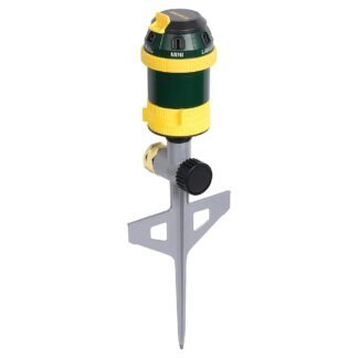 Melnor 15338 6-Pattern Turbo Rotary Sprinkler with Step Spike