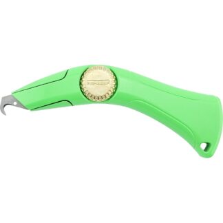 Primegrip 36-292 8" Aluminum Knuckle Saver Roofing Knife - Fluorescent Green