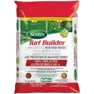 Scotts SC1-30460 9.1kg Turf Builder Lawn Fertilizer & Weed Preventer