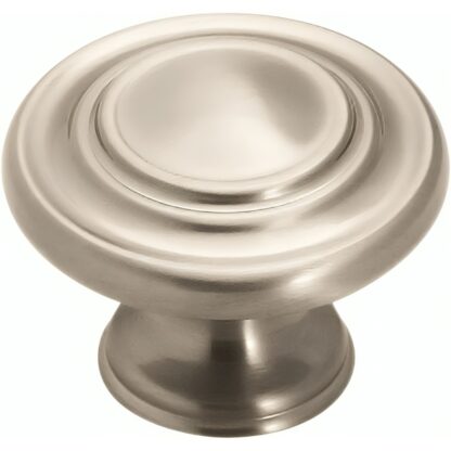 Amerock BP1586-G10 Inspirations 1-5/16" (33 mm) Diameter Cabinet Knob - Satin Nickel
