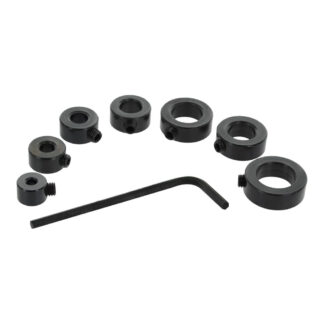 Ridgid 36900 Depth Stop Drill Bit Collars, 7 Pack