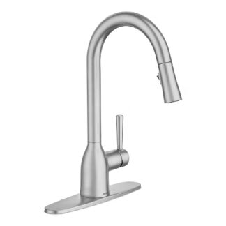 Moen 87233SRS Adler 1-Handle Pull-Out Kitchen Faucet – Spot Resist Stainless Steel