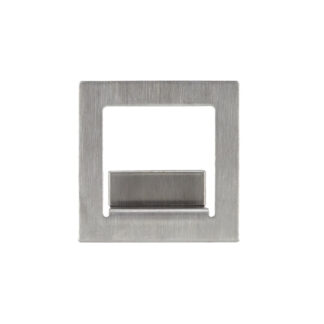 Richelieu RH1493011195 89mm 1493 Modern Metal Square Hook - Brushed Nickel