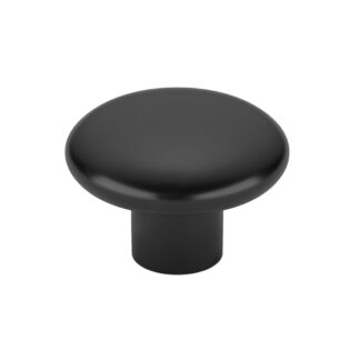 Richelieu SP39011 38mm 390 Functional Plastic Knob - Black