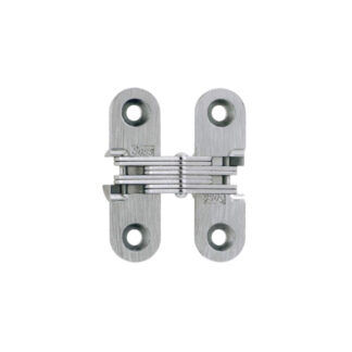 Soss S203C26D 23/32" x 1/2" 203 Concealed Steel Hinge, 2 Pack - Satin Chrome