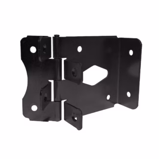 Onward 94231FBBC 4" x 4" PermAlign Steel Post-Butt Hinge - Black
