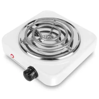 Hauz ABR4451 Portable Electric Single Burner - White