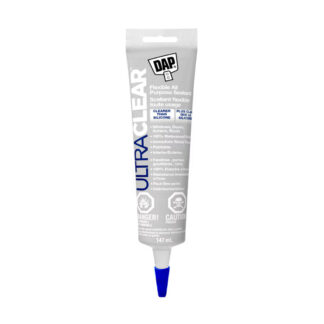 DAP 7079874329 147ml UltraClear Flexible All-Purpose Sealant - Clear